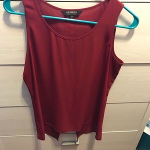 Open lower back tank - Express